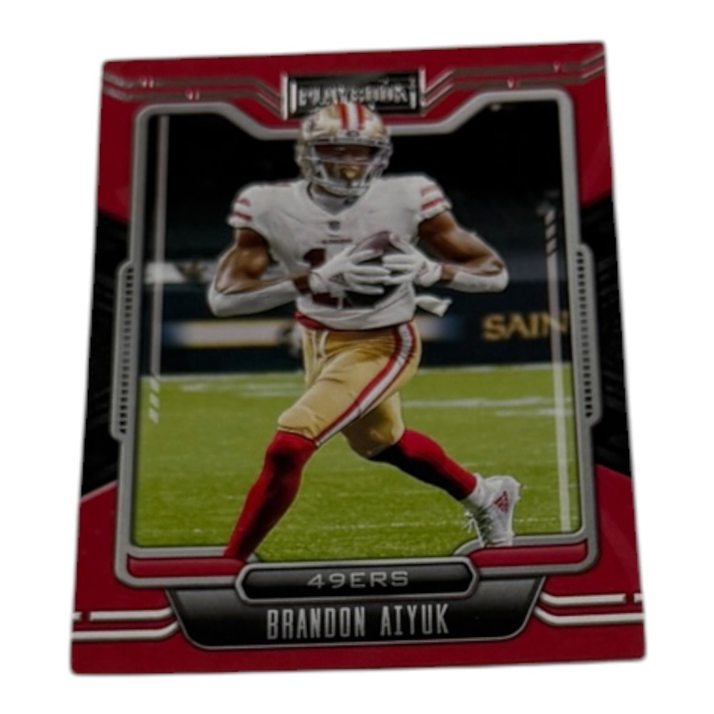 2021 Panini Playbook Brandon Aiyuk San Francisco‎ 49ers Card 75 NFL Football